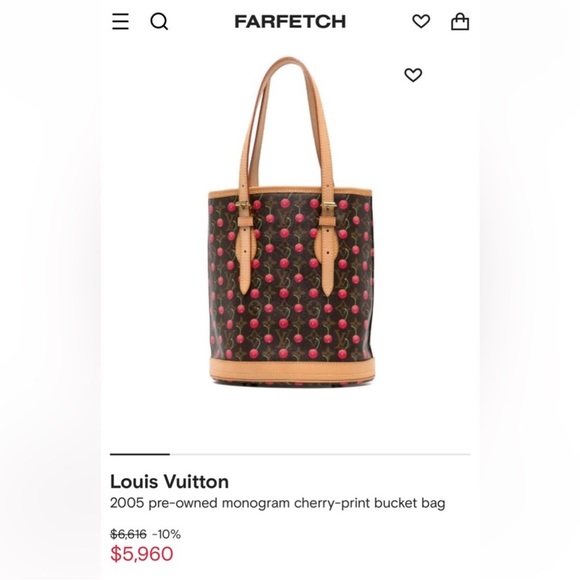 Murakami Louis Vuitton  LV 🍒Cerises Colab - with Takashi Murakami - Rare- FIRM - Picture 11 of 13